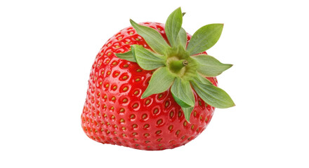 Isolated Ripe Strawberry