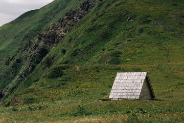 Landscape photography of the wild nature of the Bzerpensky cornice, Sochi Krasnaya Polyana