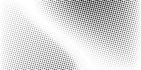 Vector abstract dotted halftone template background. Pop art dotted gradient design element. Grunge halftone textured pattern with dots.