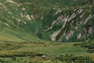 Landscape photography of the wild nature of the Bzerpensky cornice, Sochi Krasnaya Polyana