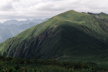 Landscape photography of the wild nature of the Bzerpensky cornice, Sochi Krasnaya Polyana