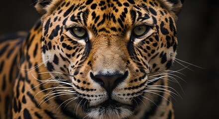 Obraz premium Jaguar, Big cat, Feline, Jaguar Close Up Portrait