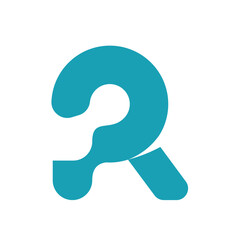 Letter R logo design template