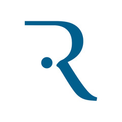 Letter R logo design template