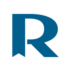 Letter R logo design template