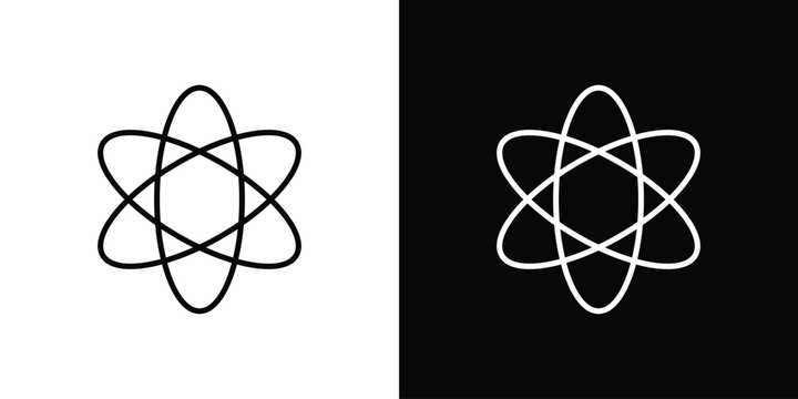 Agnosticism icon in black. flat graphic vector icon