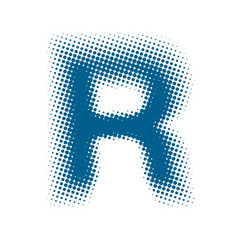 Letter R logo design template