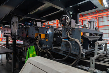Fototapeta premium Large Industrial Metal Manufacturing Facility Overview