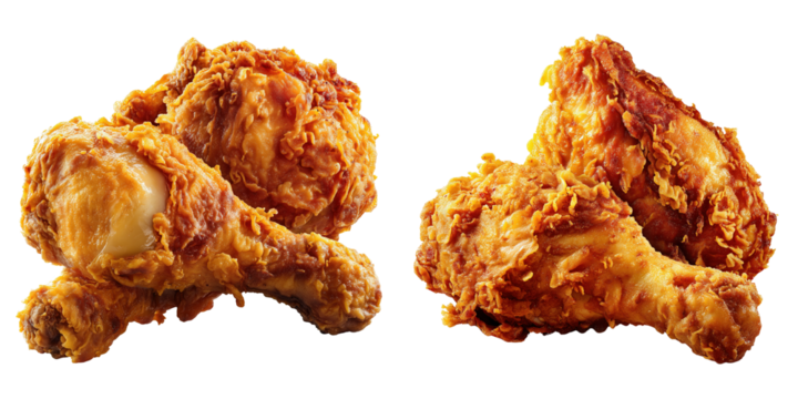 Fried chicken delight kitchen food photography cozy close-up cuisine