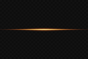 Glowing beam of light, horizontal effect.