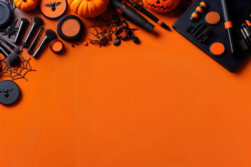 Halloween glam makeup organization
