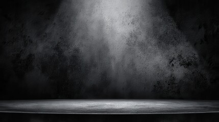 Ultra quality image of simple black realistic background for product or text backdrop design.