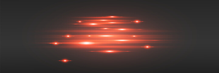 Light effect of lines, glare of sparks and light.