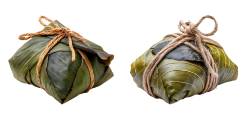 Culinary art of asian markets traditional rice dumplings photography