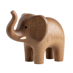 Charming wooden elephant figurine home decor modern aesthetic indoor