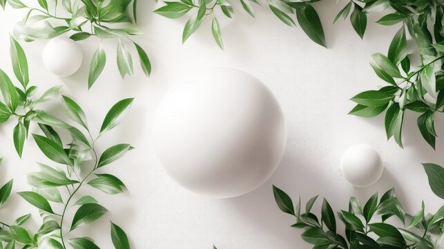 white eggs on green grass - Powered by Adobe