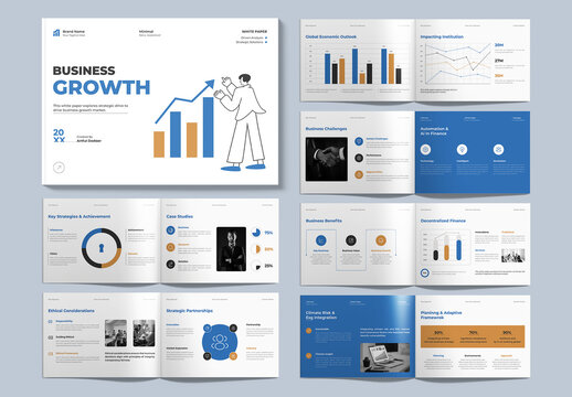 White Paper Layout Template for Finance Professionals