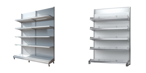 Store shelving units display retail environment product showcase