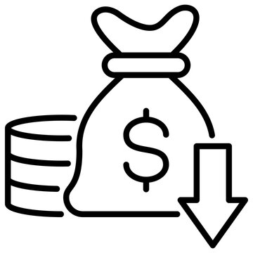 Reduce Cost Line Icon Images – Browse 4,419 Stock Photos, Vectors, and ...