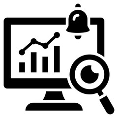 Monitoring Glyph Icon