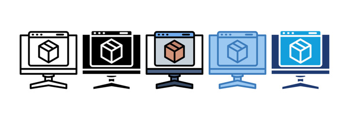 Product Website Icon Element For Design