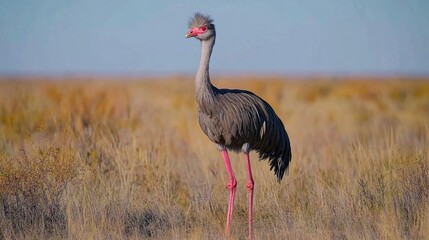 grey crowned crane