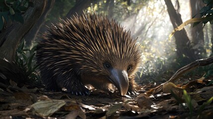 hedgehog in the forest
