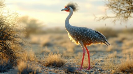 grey crowned crane