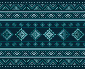 Southwest Native seamless pattern ethnic tribal Aztec geometric Navajo Native American fabric colorful design vector for textile print