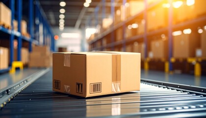 warehouse with boxes