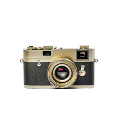 old photo camera isolated