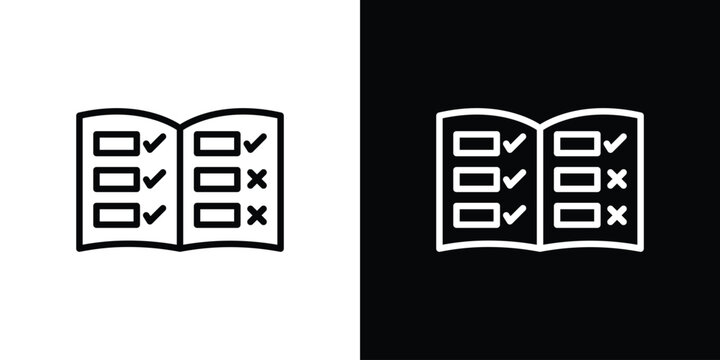 Brand guidelines icon in black. flat graphic vector icon