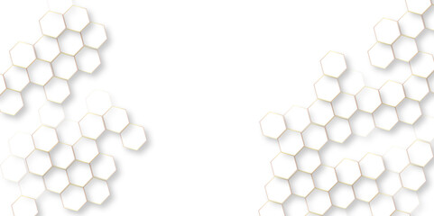 abstract honeycomb mosaic white background,  group of hexagons are arranged in rows, abstract geometric white texture background, white Wide hexagon background site head 3d illustration.