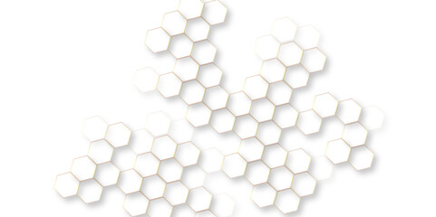abstract honeycomb mosaic white background,  group of hexagons are arranged in rows, abstract geometric white texture background, white Wide hexagon background site head 3d illustration.