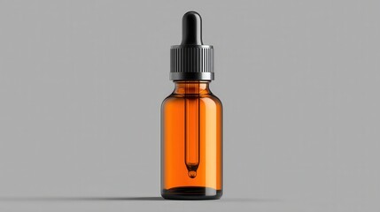 Fototapeta premium Ultra quality image of gradient Glass Dropper Bottle Product Mockup.