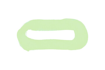 Green watercolor background. Artistic hand paint. Isolated on transparent background.
