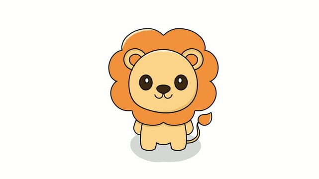 lion animal wildlife cartoon animation