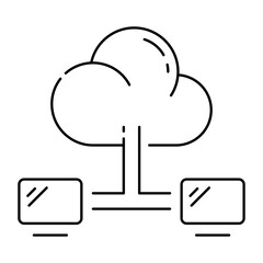 internet icon, simple design, vector illustration