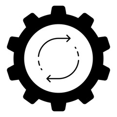 Fototapeta premium update icon, simple design, vector illustration