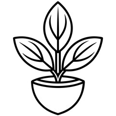 Tiny Sprout Line Art Icons