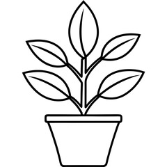 Tiny Sprout Line Art Icons