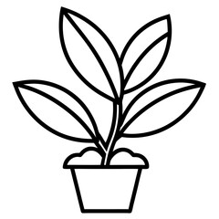 Tiny Sprout Line Art Icons