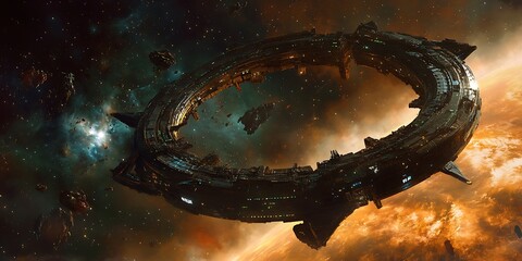 Epic Space Ring A Celestial Masterpiece