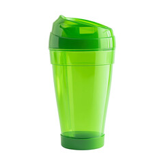Obraz premium green plastic bottle isolated