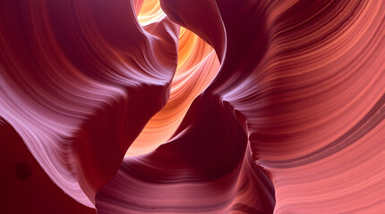 beauty of Antelope Canyon. Generative ai