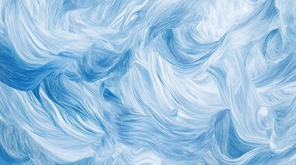 Obraz premium Abstract swirls of light blue and white