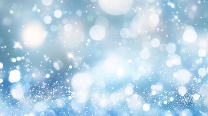 Obraz premium Abstract winter background with soft light bokeh