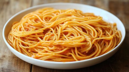 spaghetti with tomato sauce