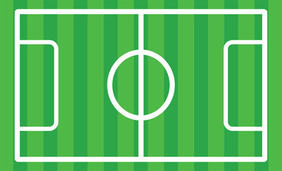 soccer filed icon vector. Football stadium icon. Football field icon. football pitch icon. football ground icon. vector illustration on white background  © MDneamul