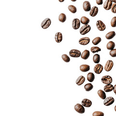 Naklejka premium Coffee beans [Transparent Background PNG].